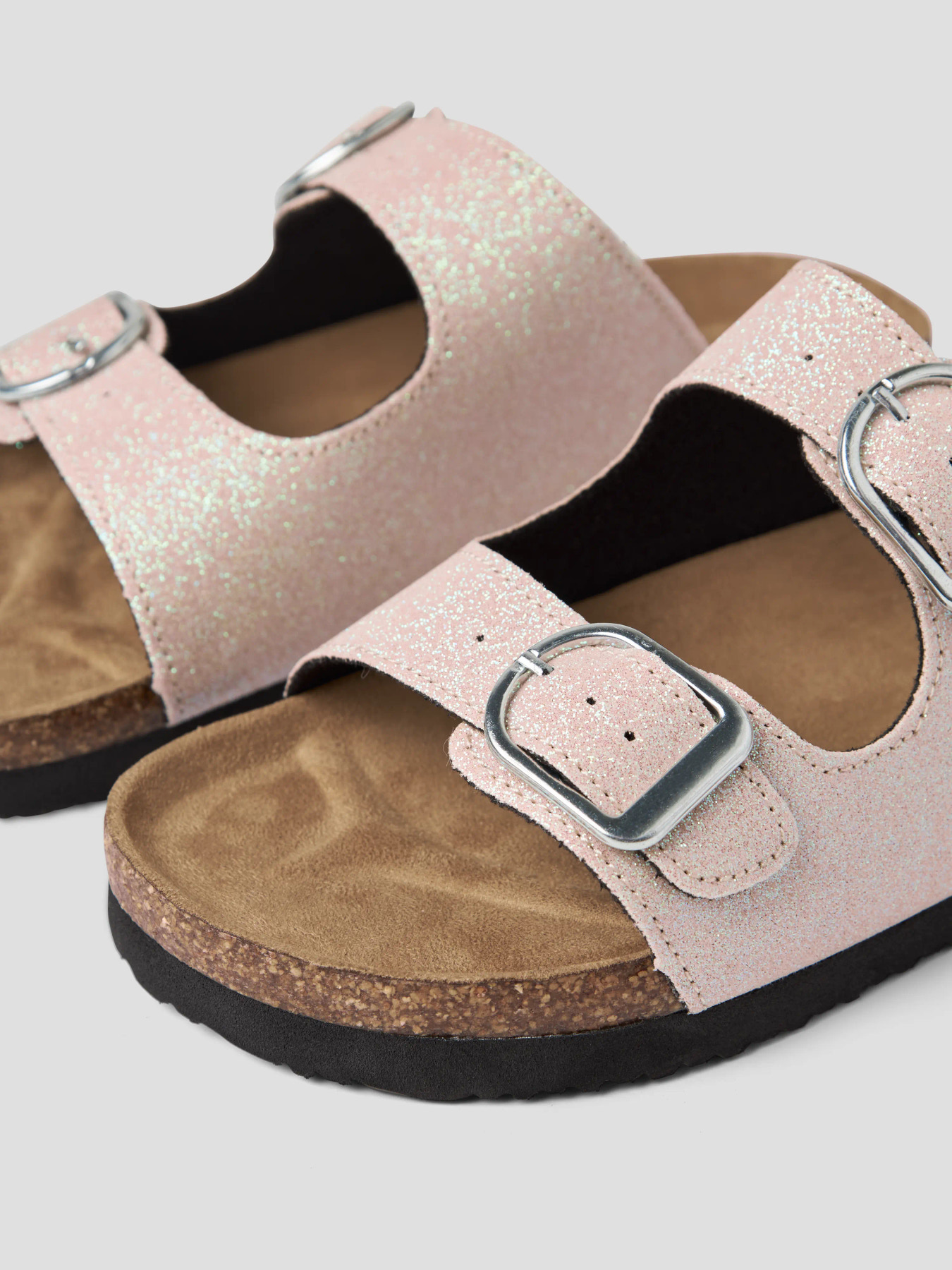 Name It Sandaler - NkfFlora - Cloud Dancer/Glitter